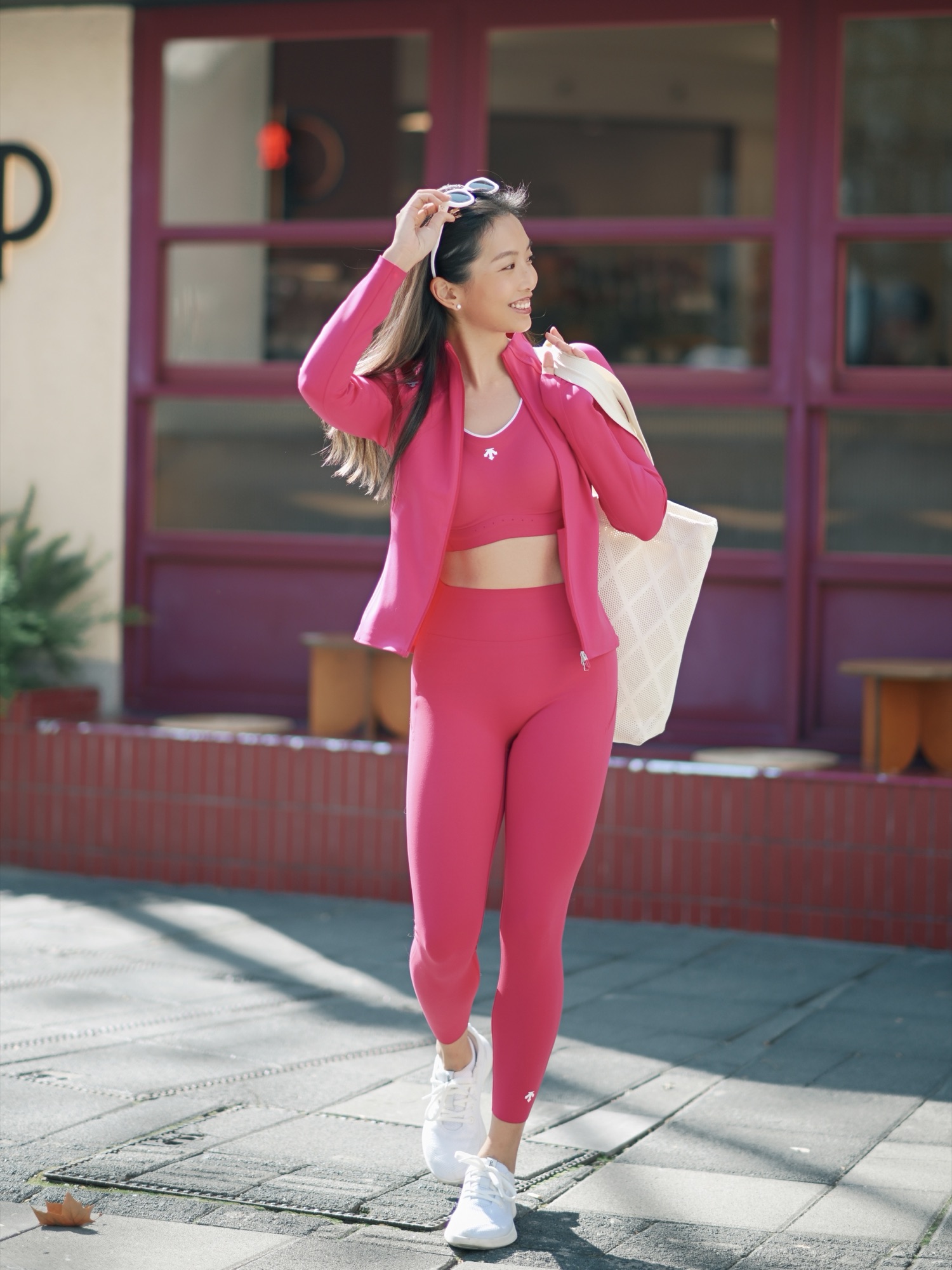 DESCENTE women's campaign hero look
